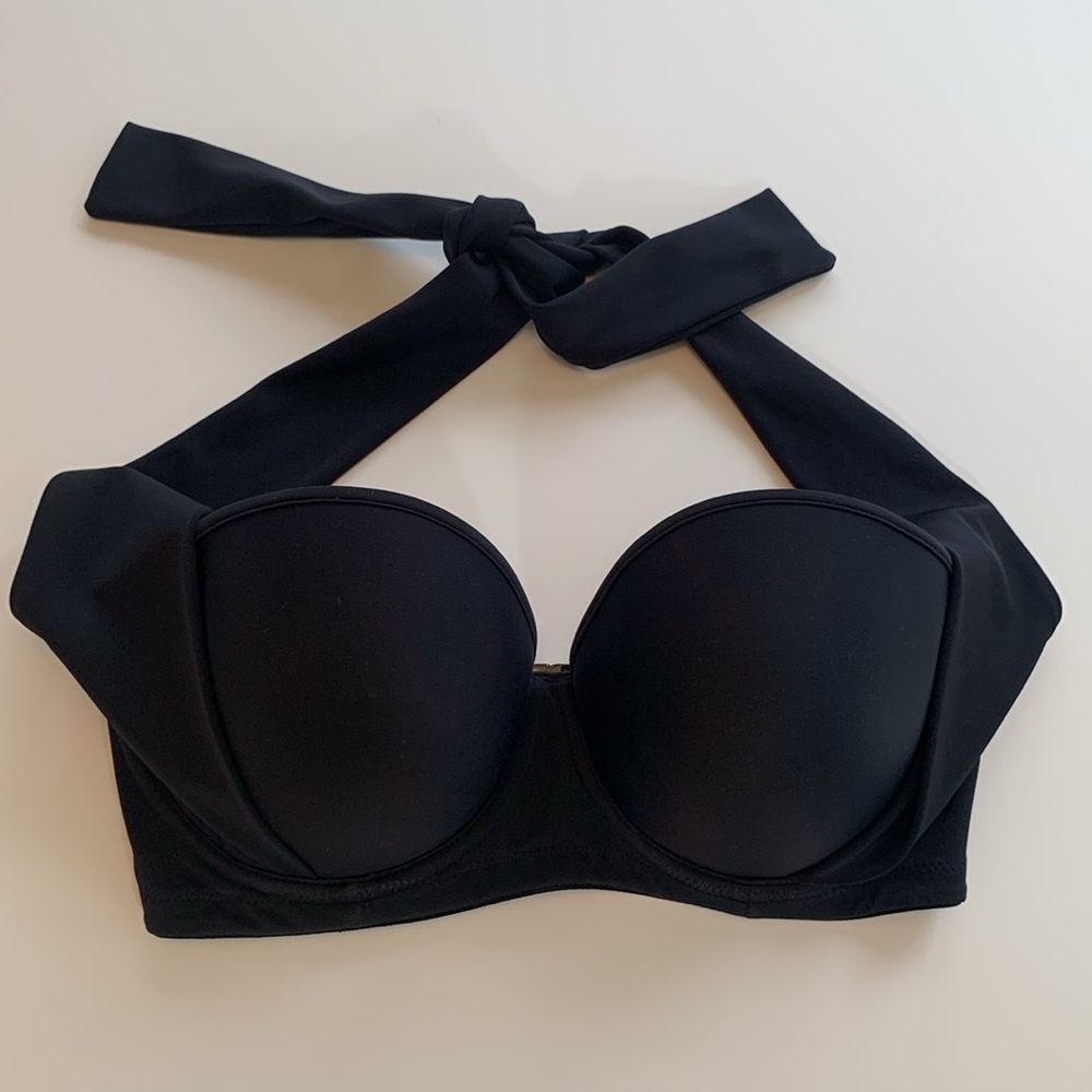 🖤 FREYA Deco Molded Cup Underwire Bikini Top - Multiway Scarf Tie - Halter 🖤